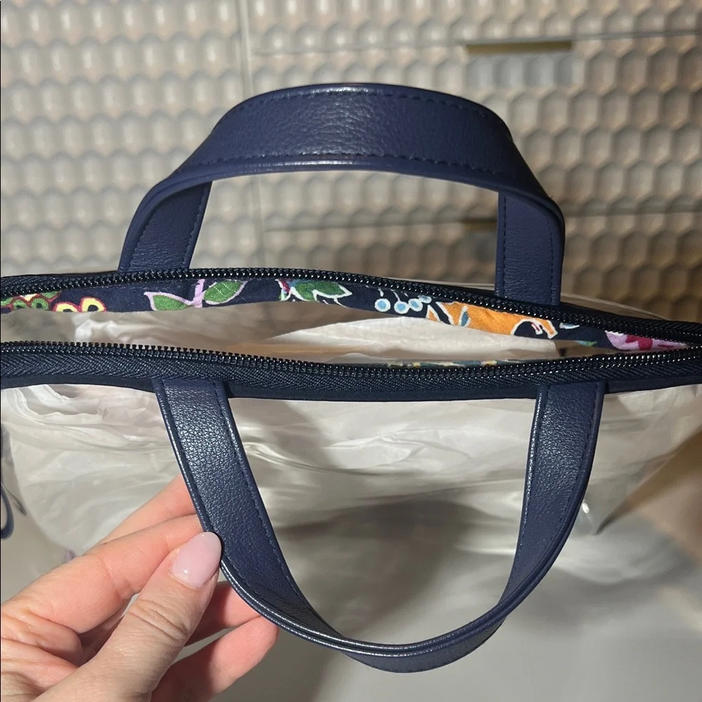 Vera Bradley Blue Toiletry Bag